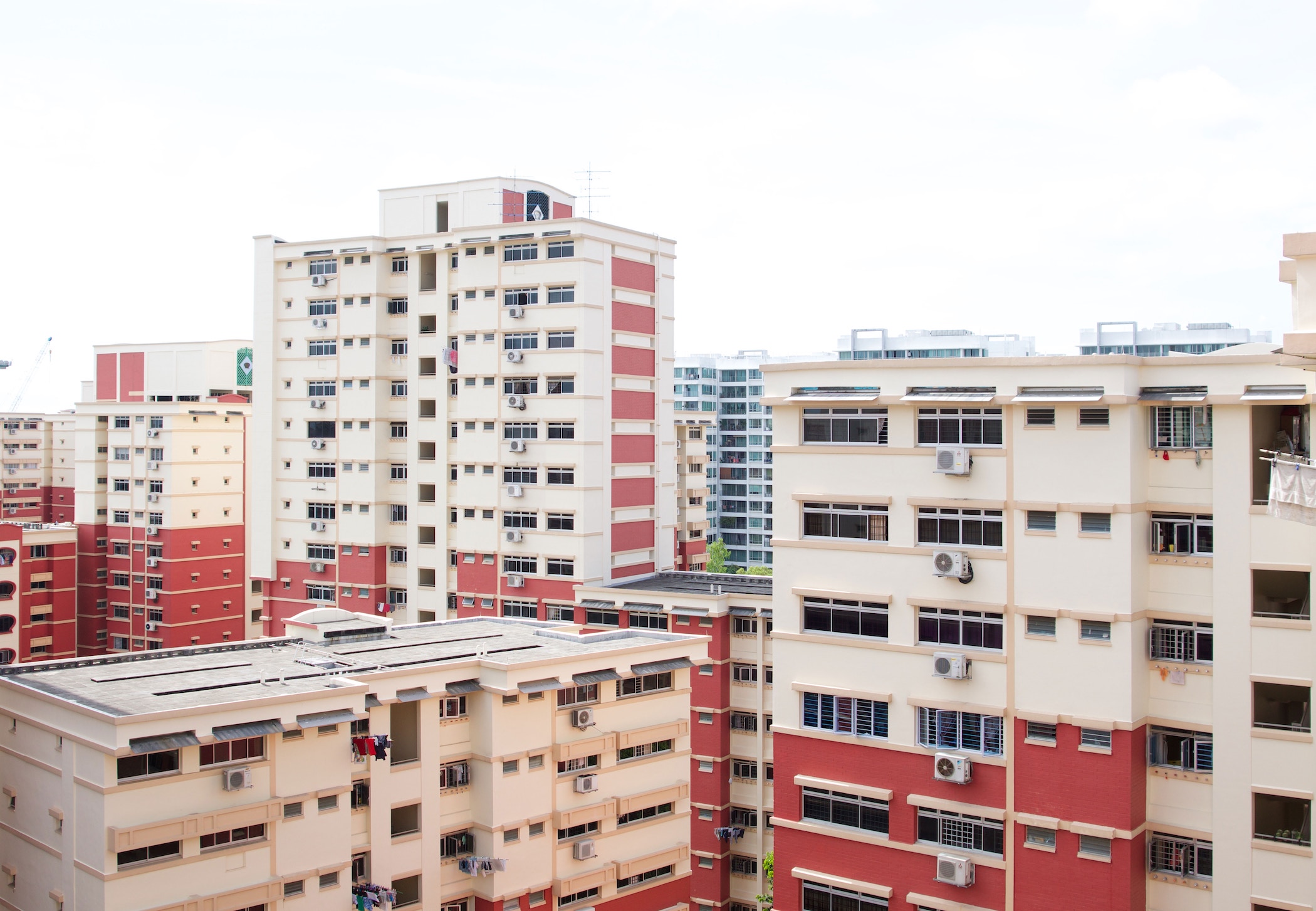 Blocks of flats in Singapore