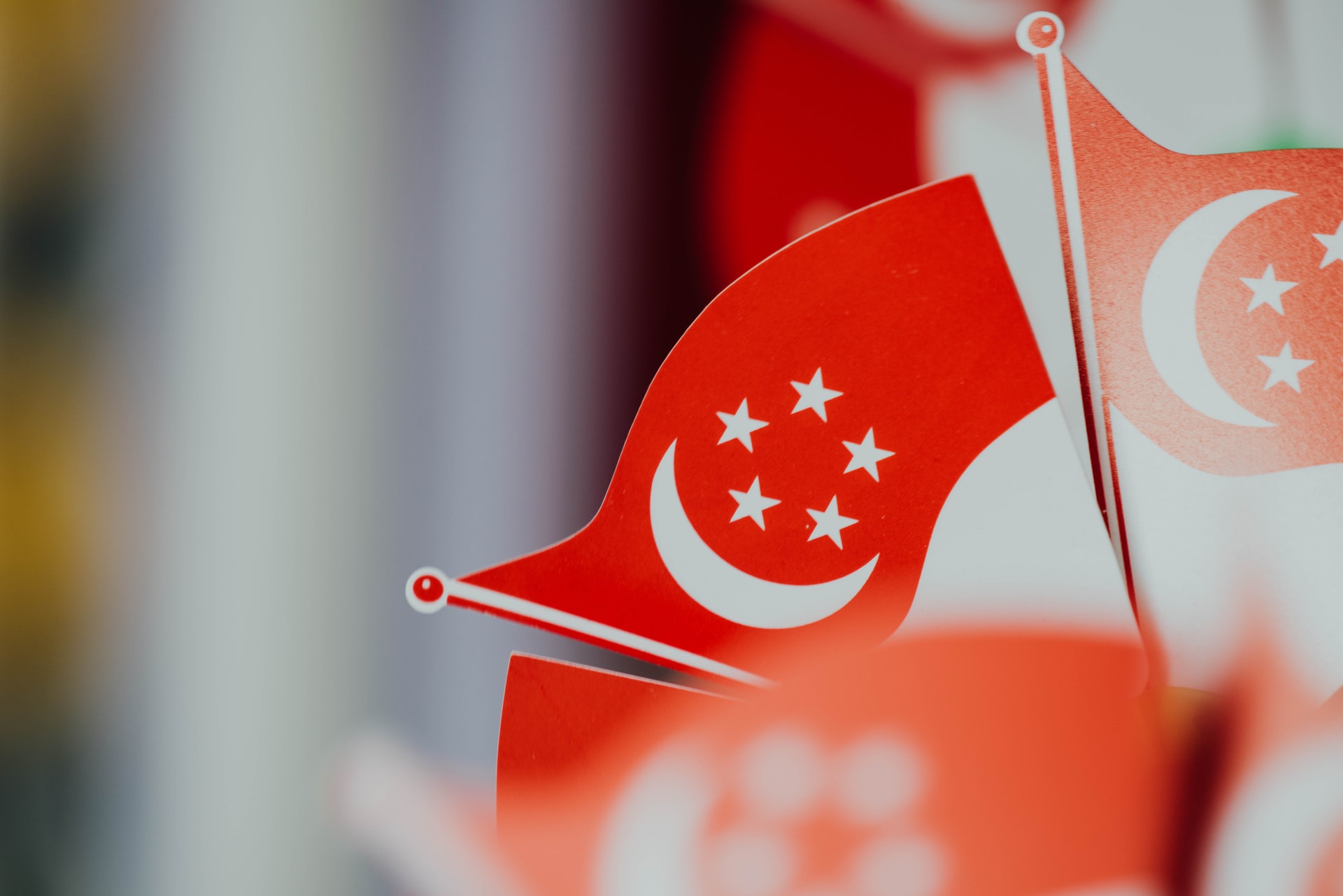 Singapore flags