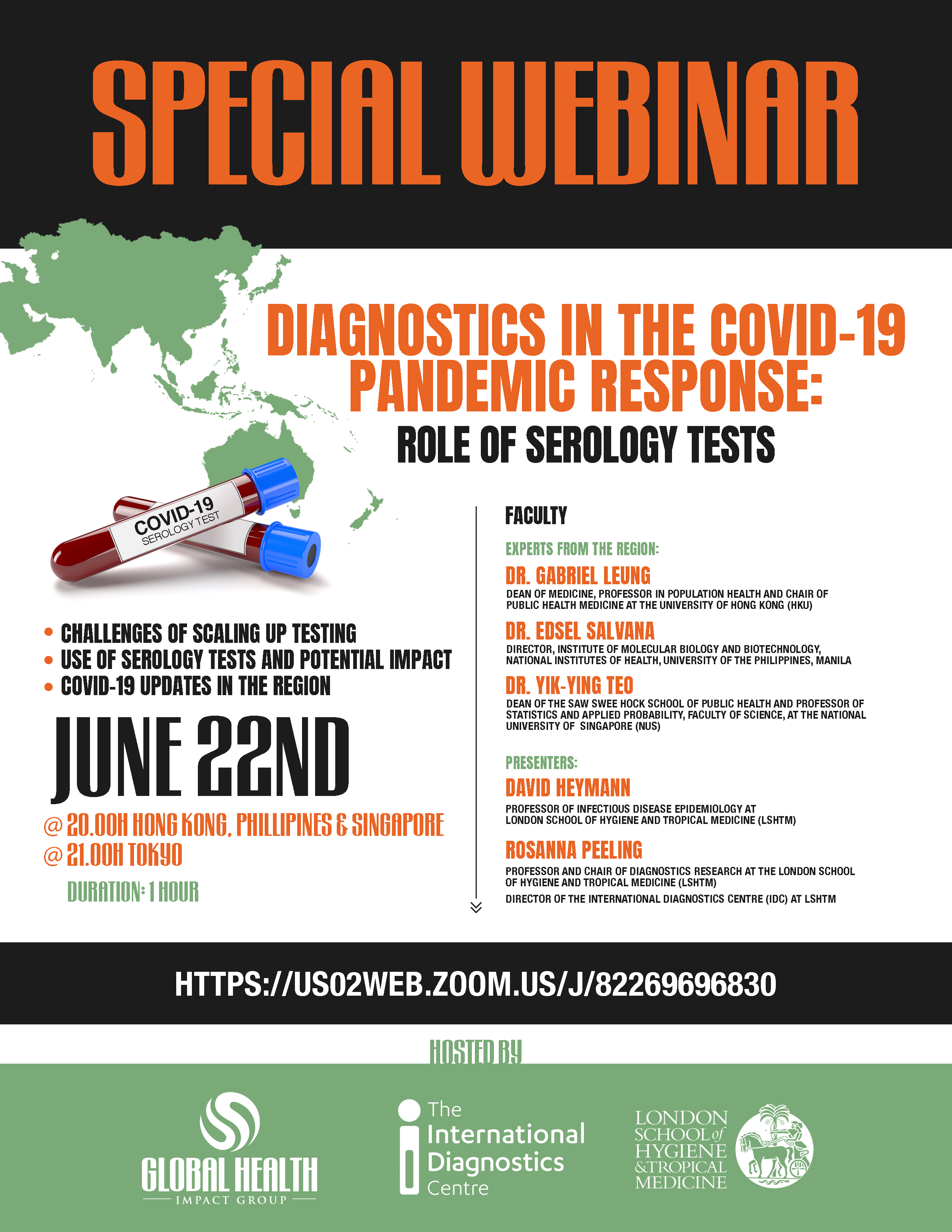 LSHTM webinar on Diagnostics in the COVID-19 Pandemic Response: Role of Serology Tests