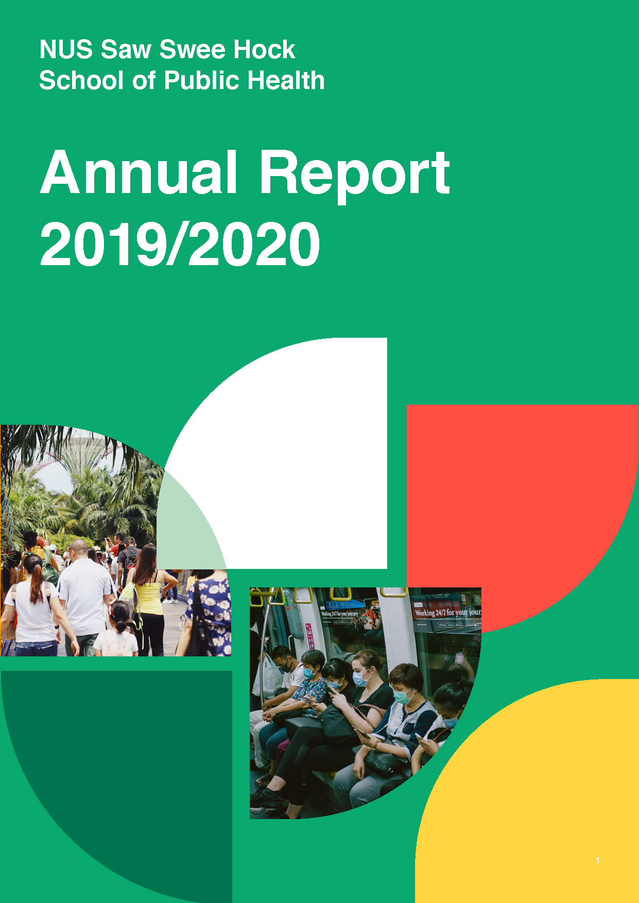 front cover of the SSHSPH annual report 2019/2020