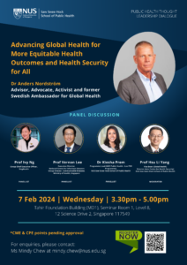 Advancing Global Health for More Equitable Health Outcomes and Health Security for All