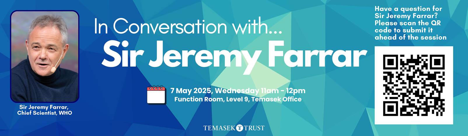 In conversation with Sir Jeremy Farrar In conversation with Sir Jeremy Farrar