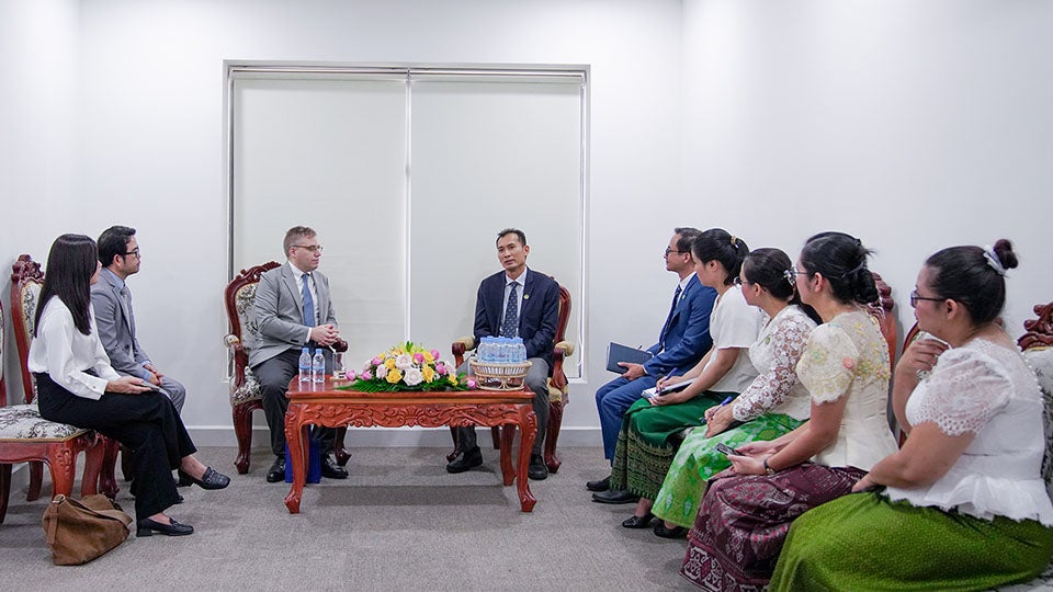 SSHSPH and Cambodia National Insitute of Public Health discussion