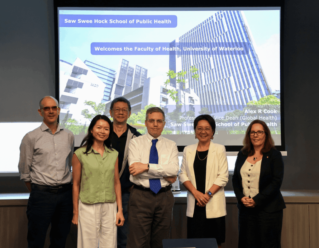 Group photo with Dean Prof. Lili Liu and Andrea Carthew