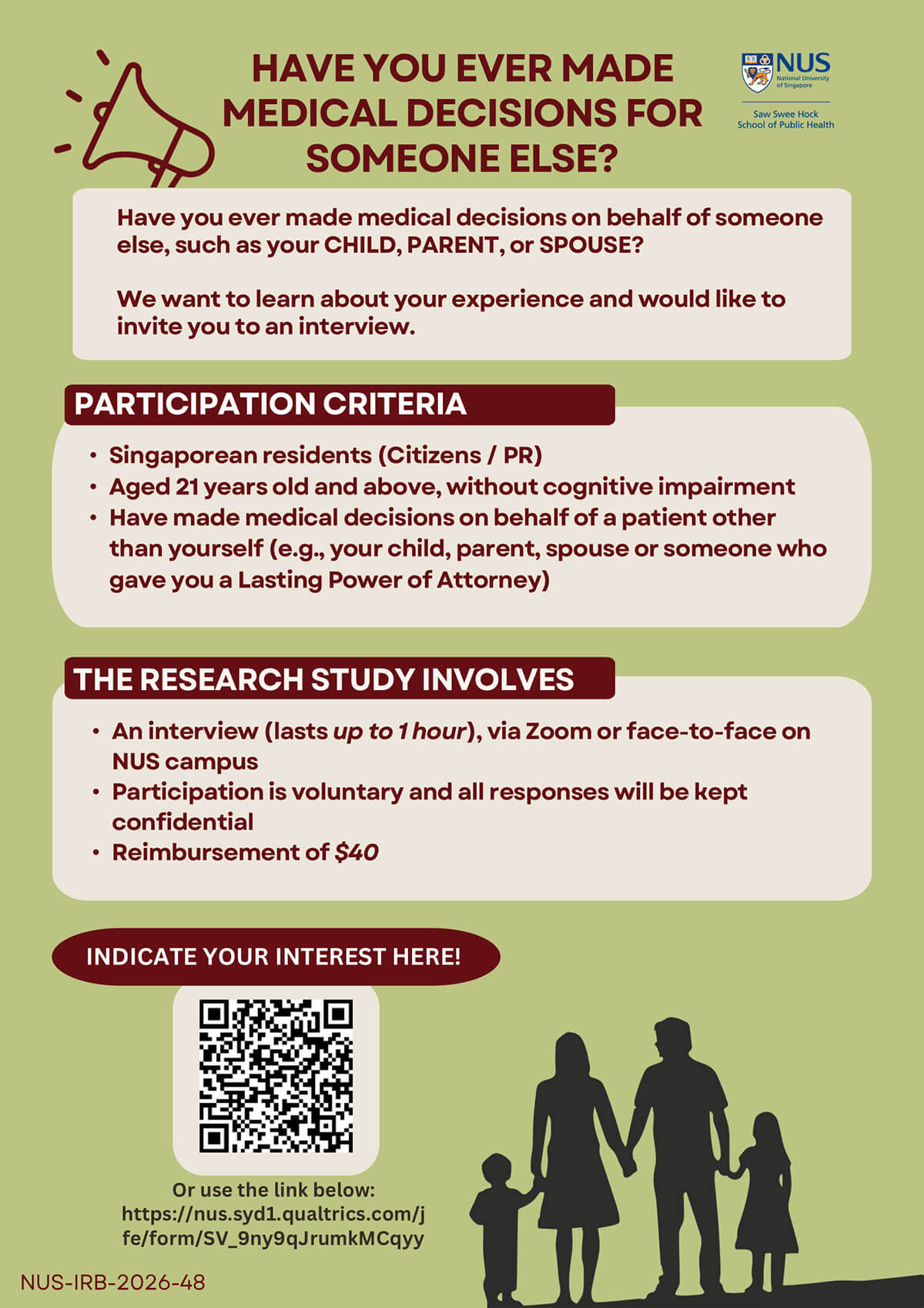 PDM Study Research - Have you ever made medical decisions for someone else