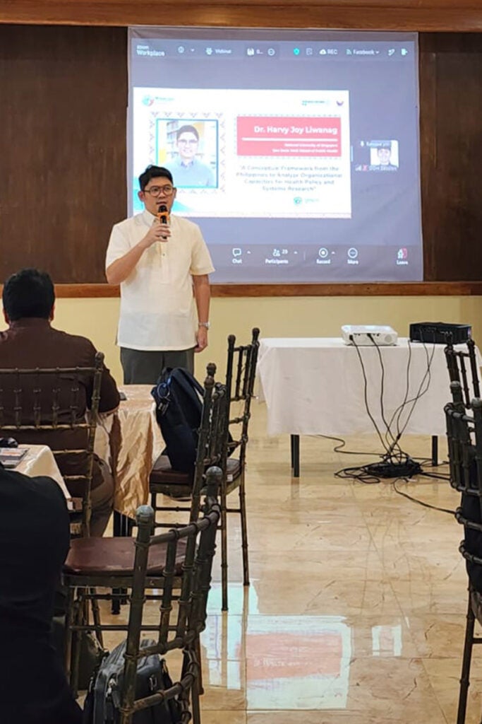 Dr Harvy Liwanag-NUS PPP Programme Lead