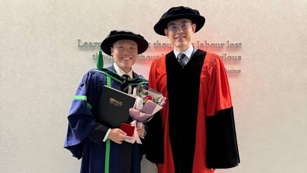 Graduation with Prof Luo Nan Graduation with Prof Luo Nan