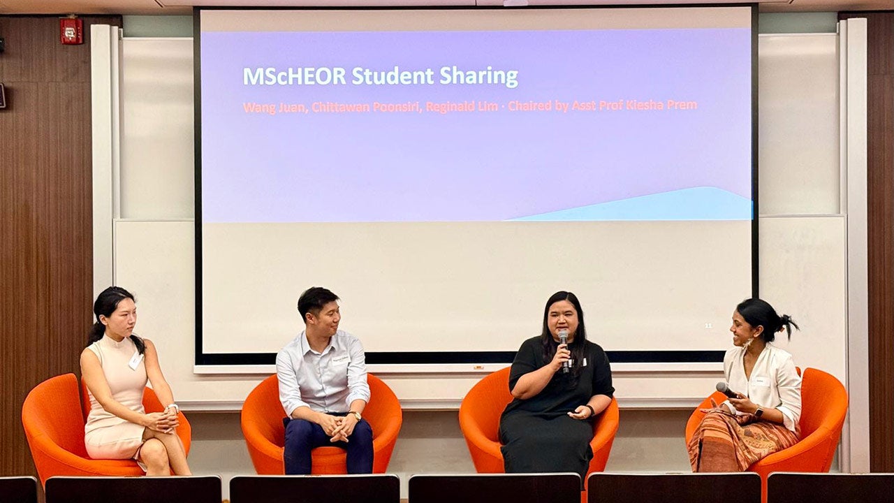 NUS MScHEOR Capstone Community Networking Event 1